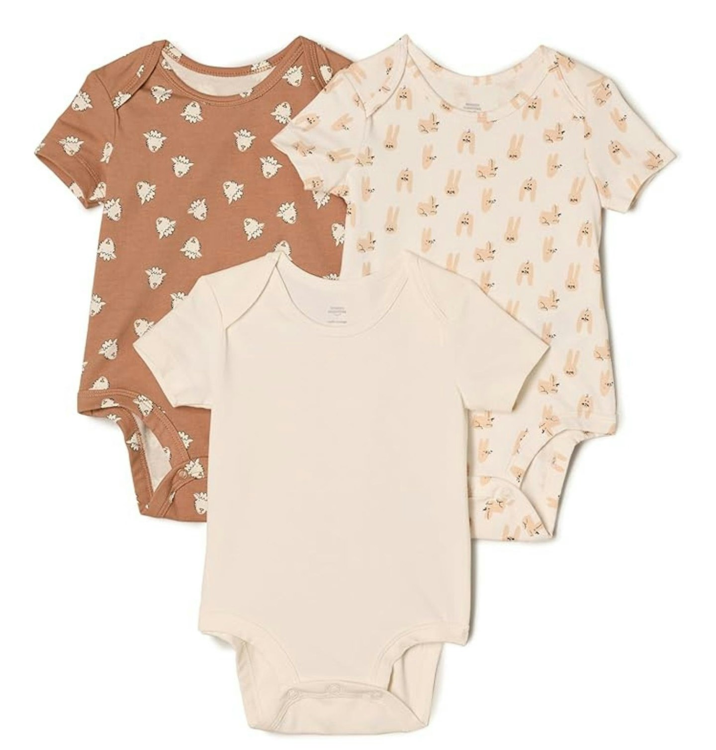 Unisex Babies' Short-Sleeved Crewneck Bodysuit