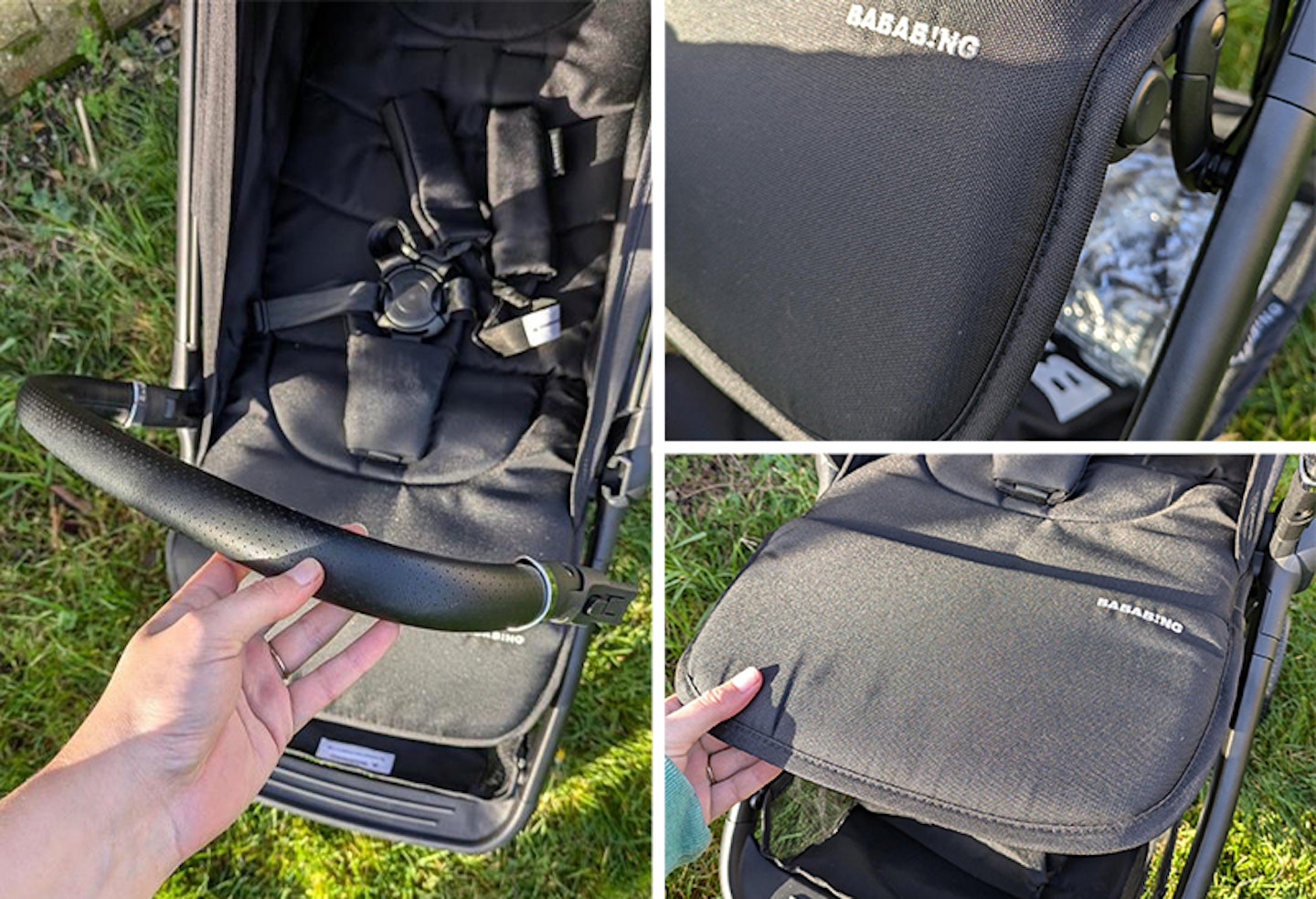 bababing travel stroller footrest adjustment