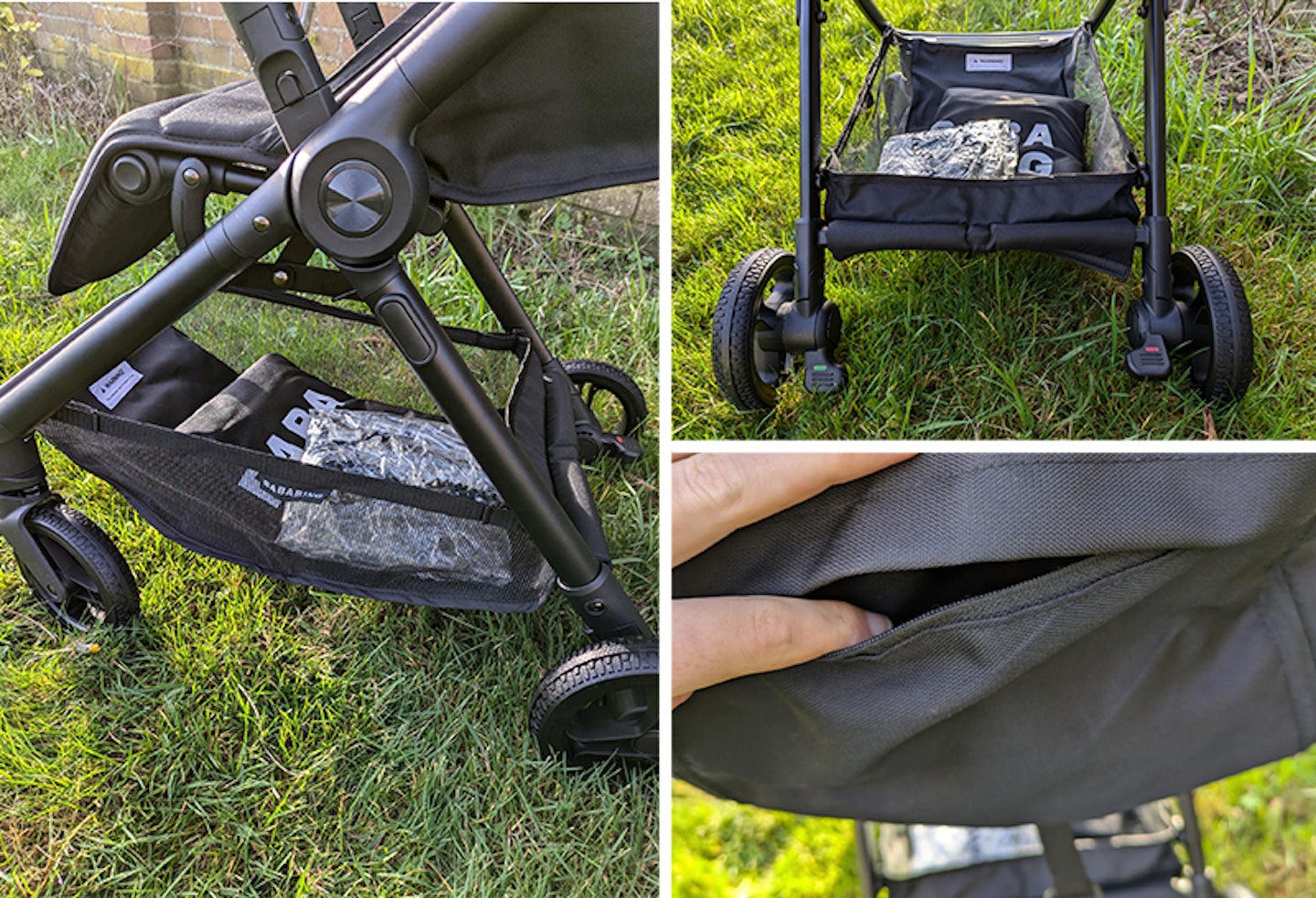 bababing travel stroller storage