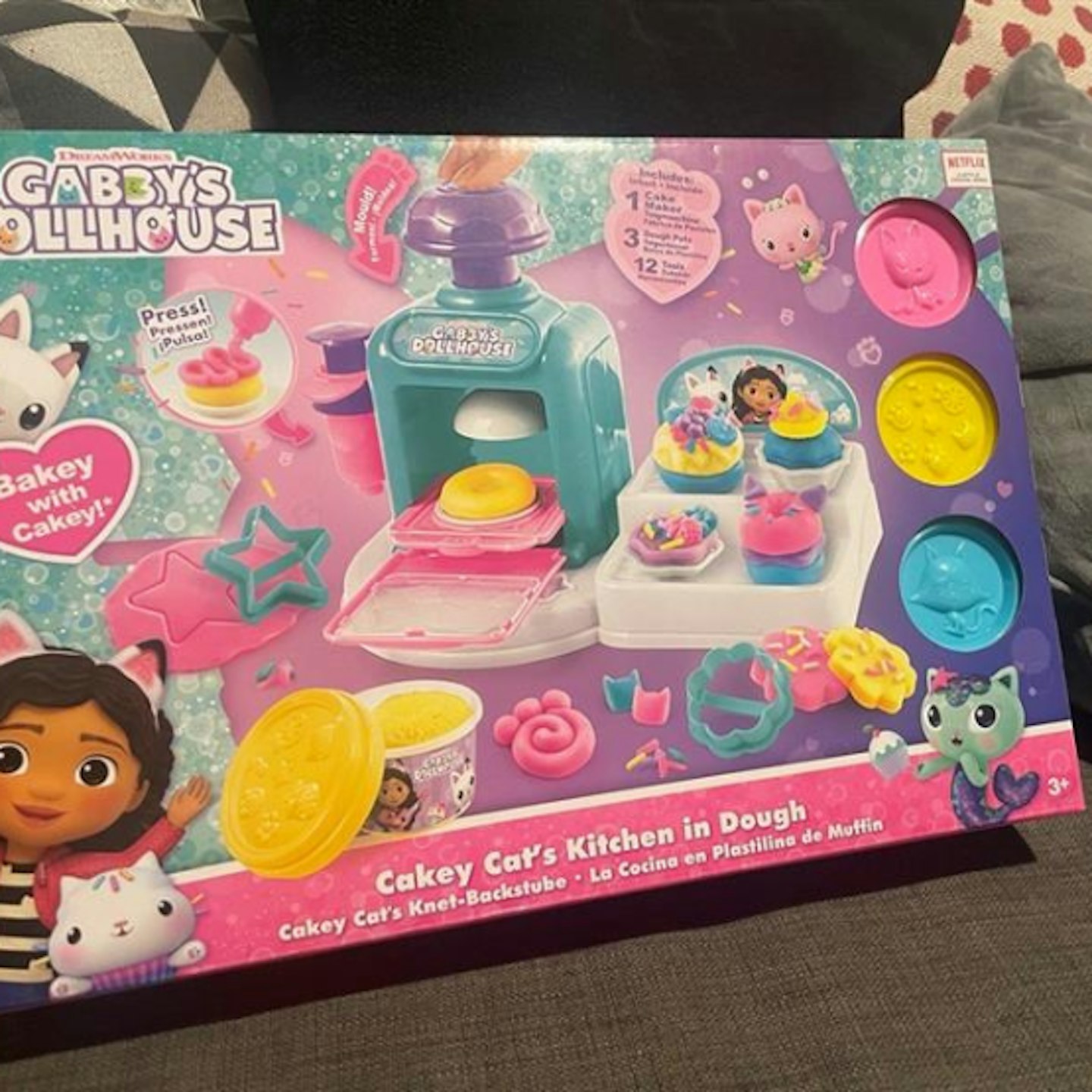 Gabby's Dollhouse play dough kitchen set