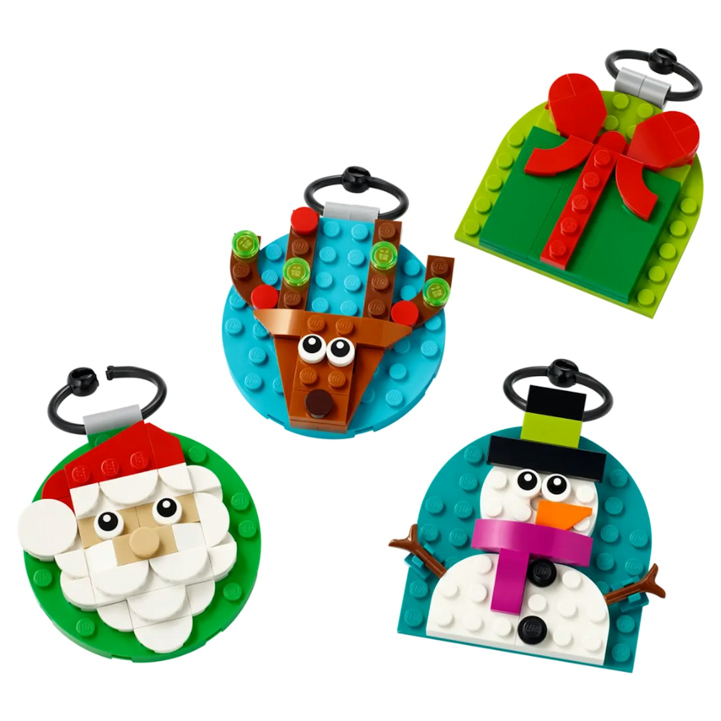 LEGO Christmas Ornament Selection