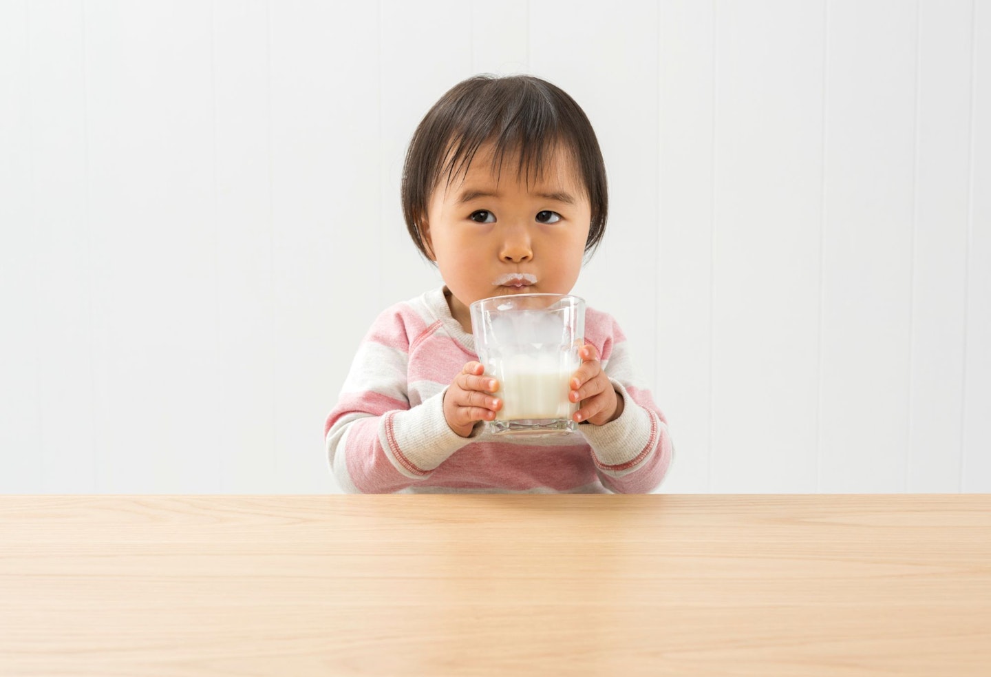 Child drinking milk