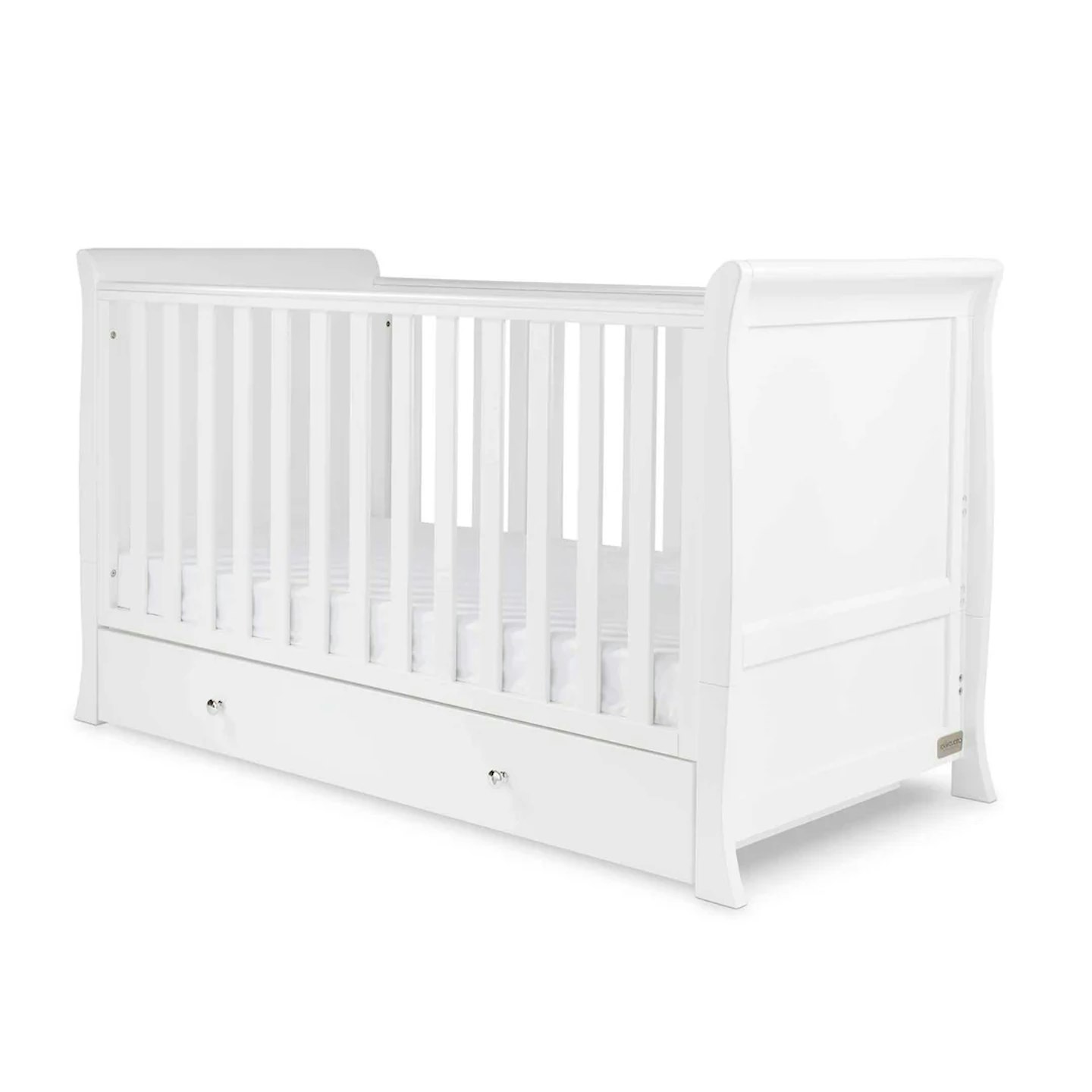 Ickle Bubba Snowdown cot bed in white