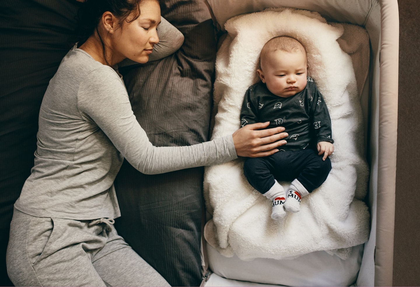 Mother and Baby Sleeping