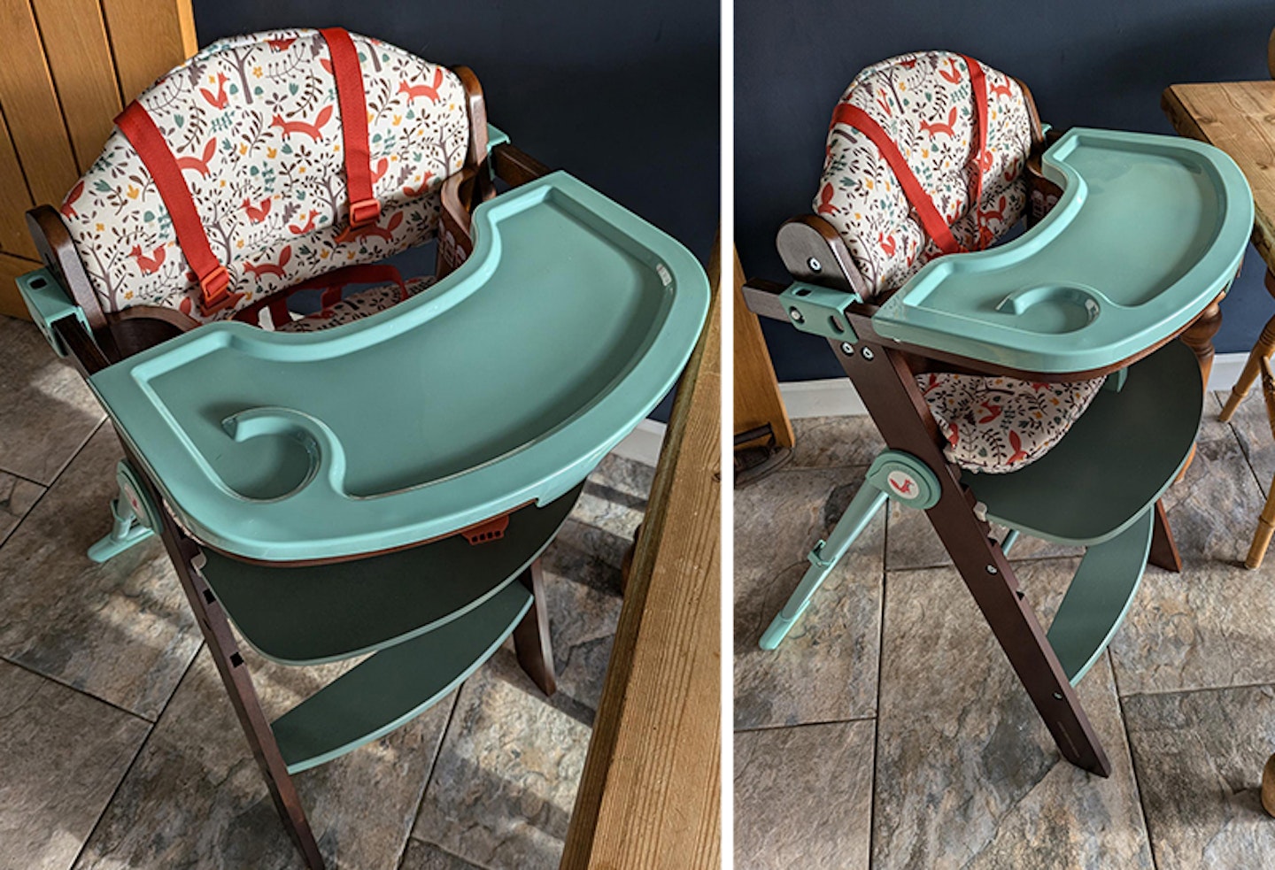 cosatto waffle 2 highchair assembled