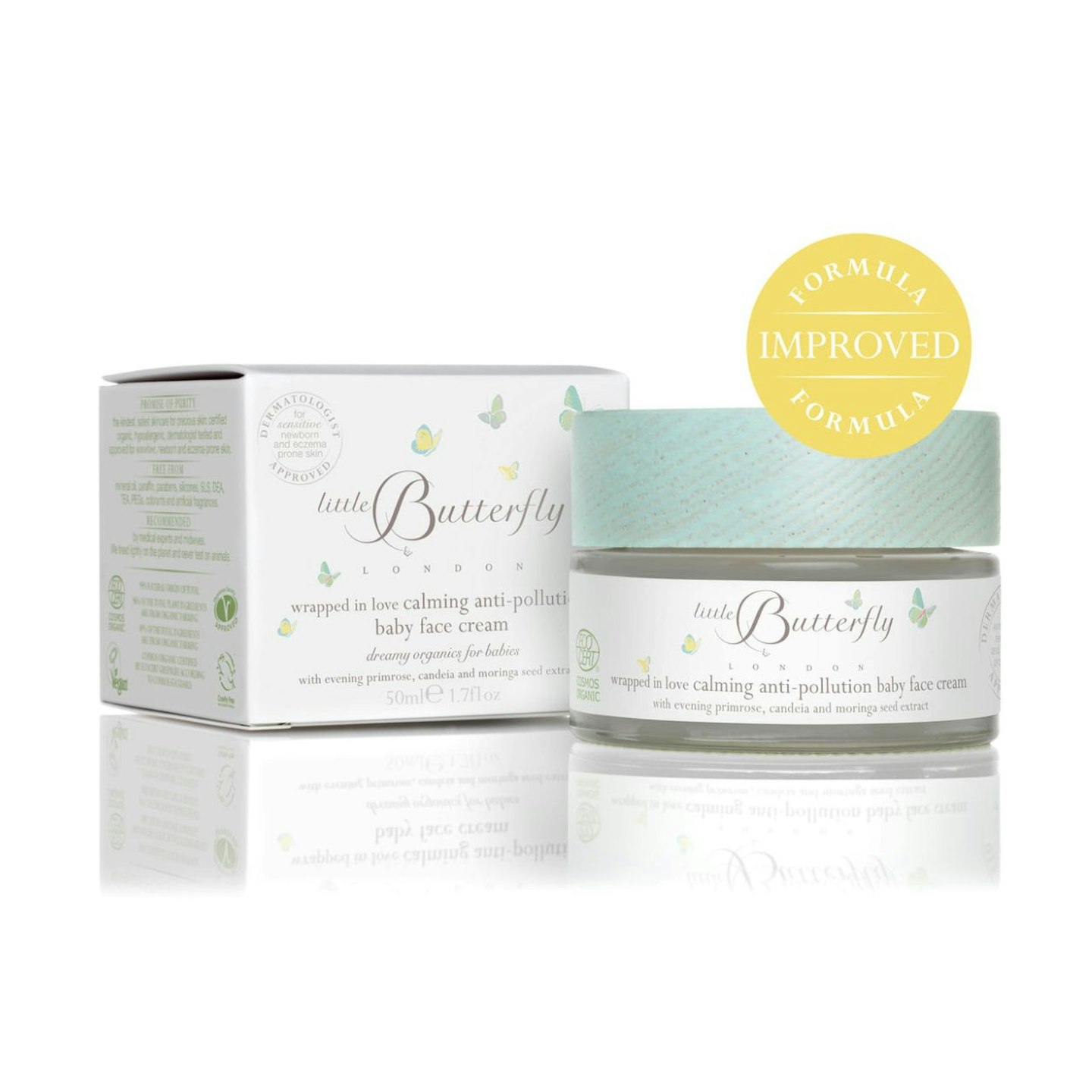 wrapped in love calming anti-pollution baby face cream 50ml