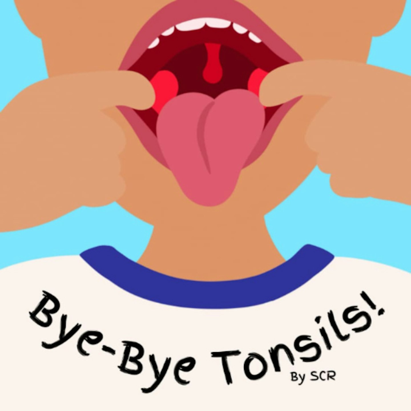 hospital book for toddlers and children tonsils 