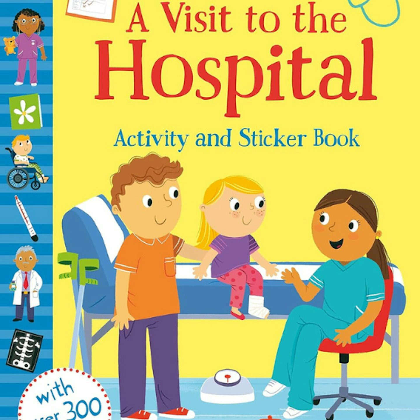 hospital book for toddlers and children sticker books