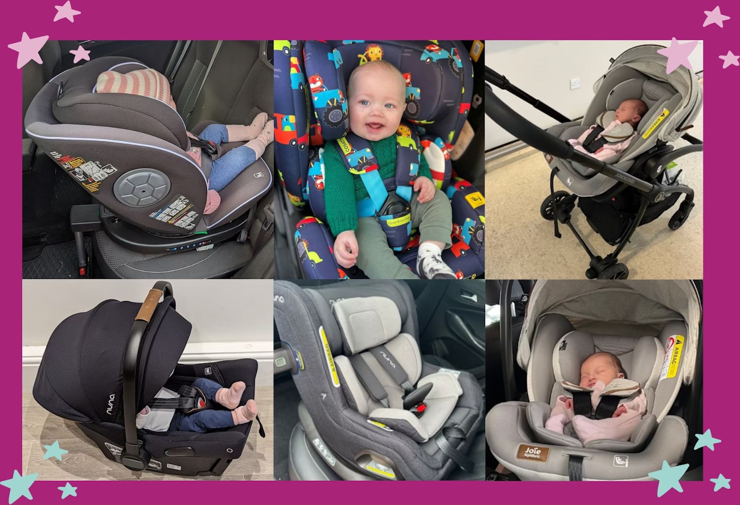 Best Car Seat collage body image