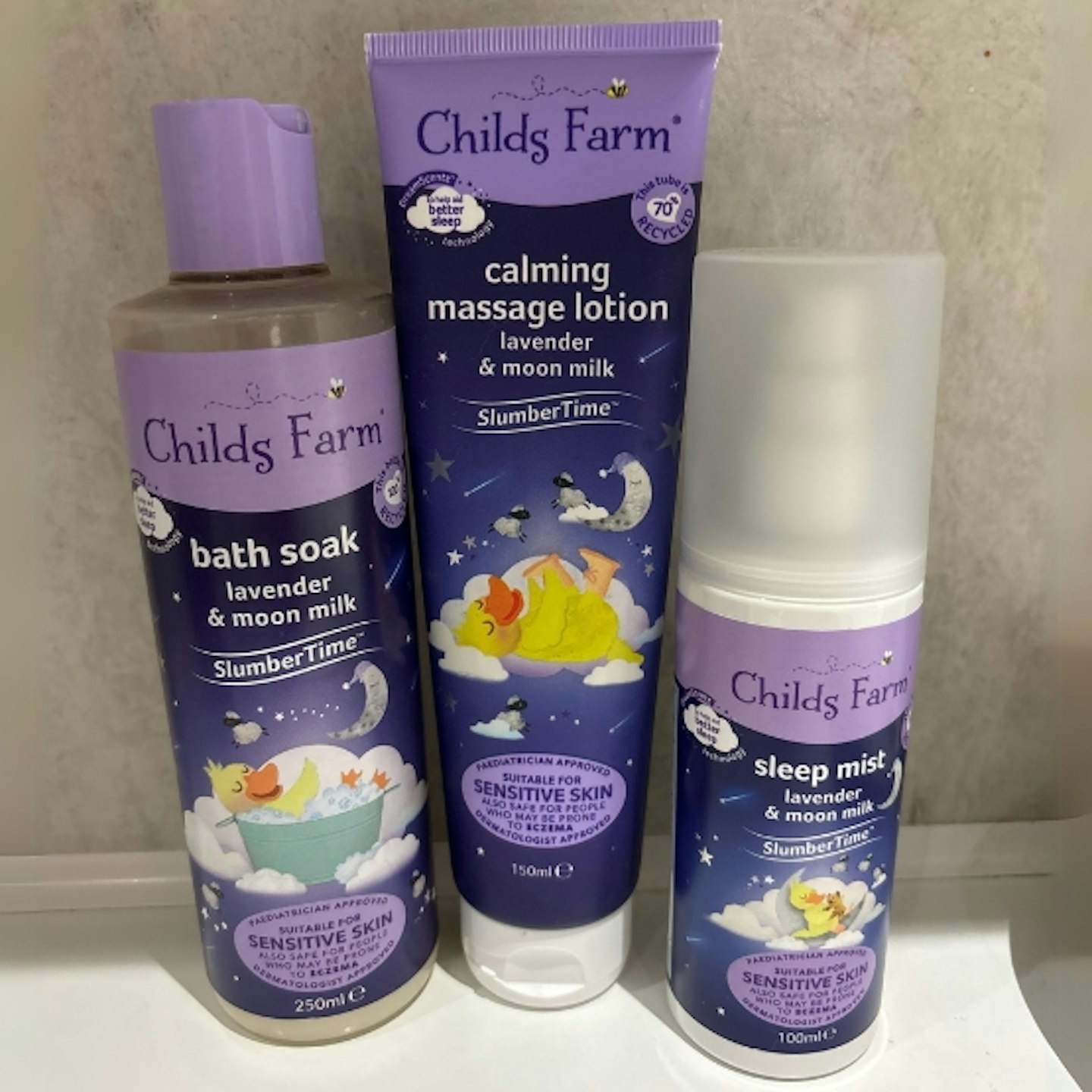 Childs Farm SlumberTime 3-Step Routine