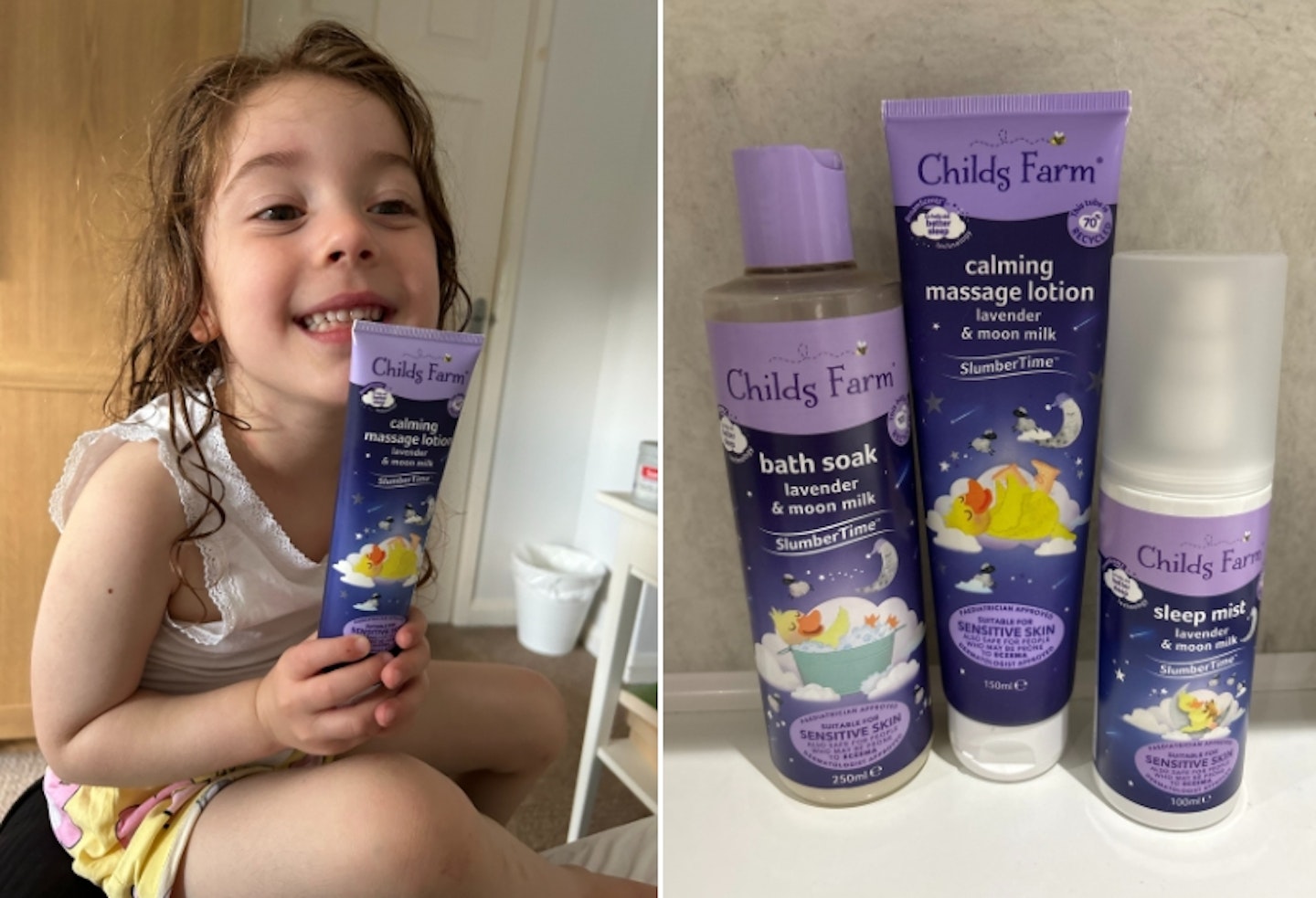 Childs Farm SlumberTime 3-Step Routine