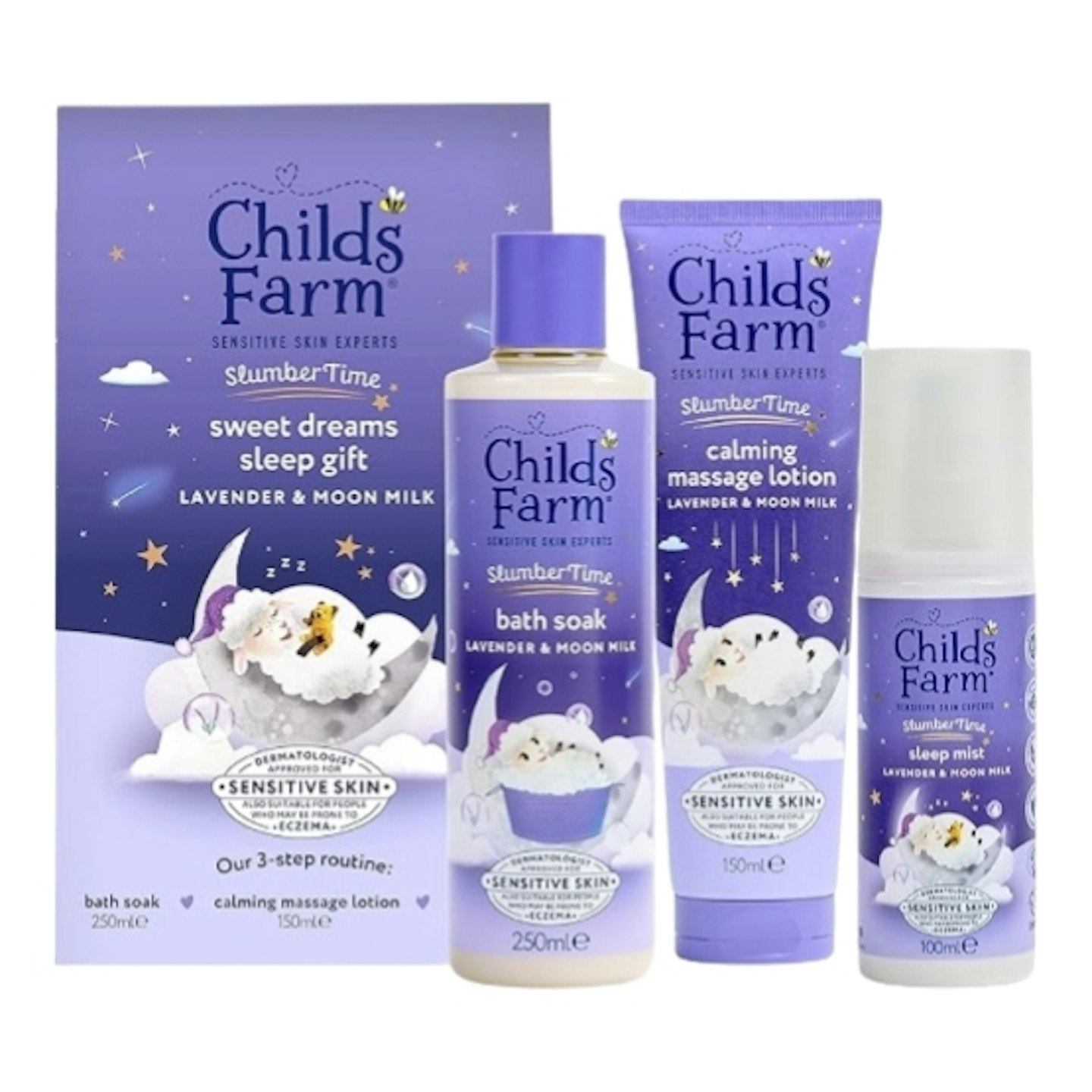 Childs Farm SlumberTime 3-Step Routine