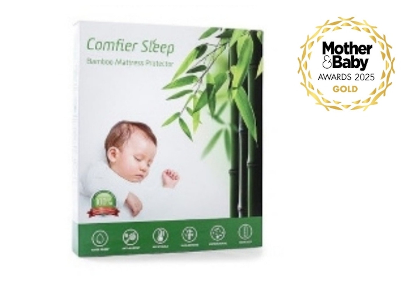 Comfier Sleep Bamboo Crib Mattress Protector