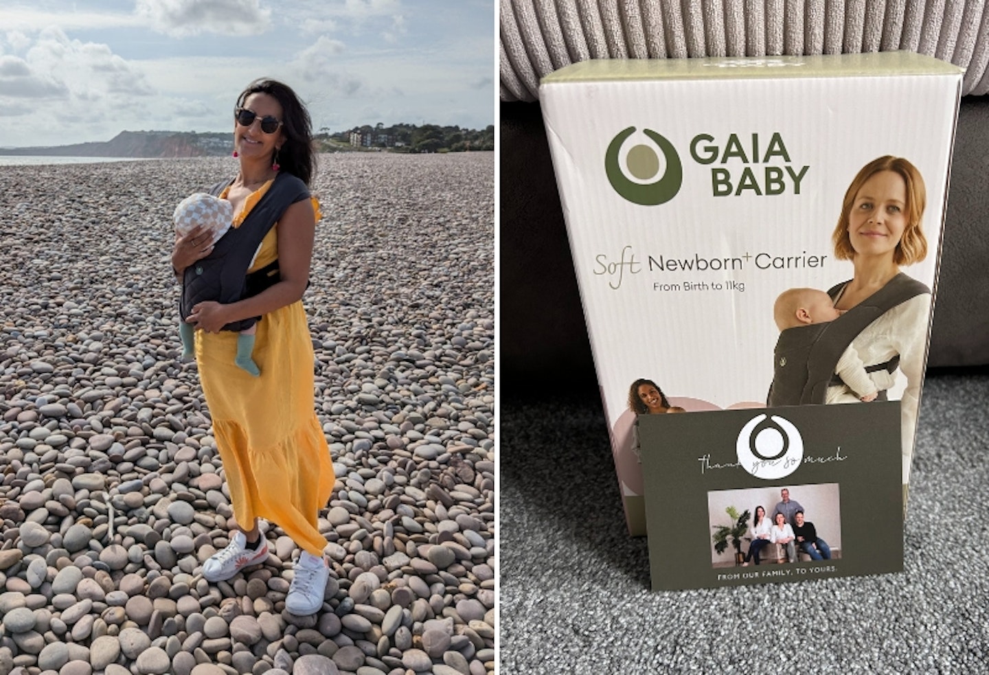 Gaia Baby Soft Newborn+ Baby Carrier