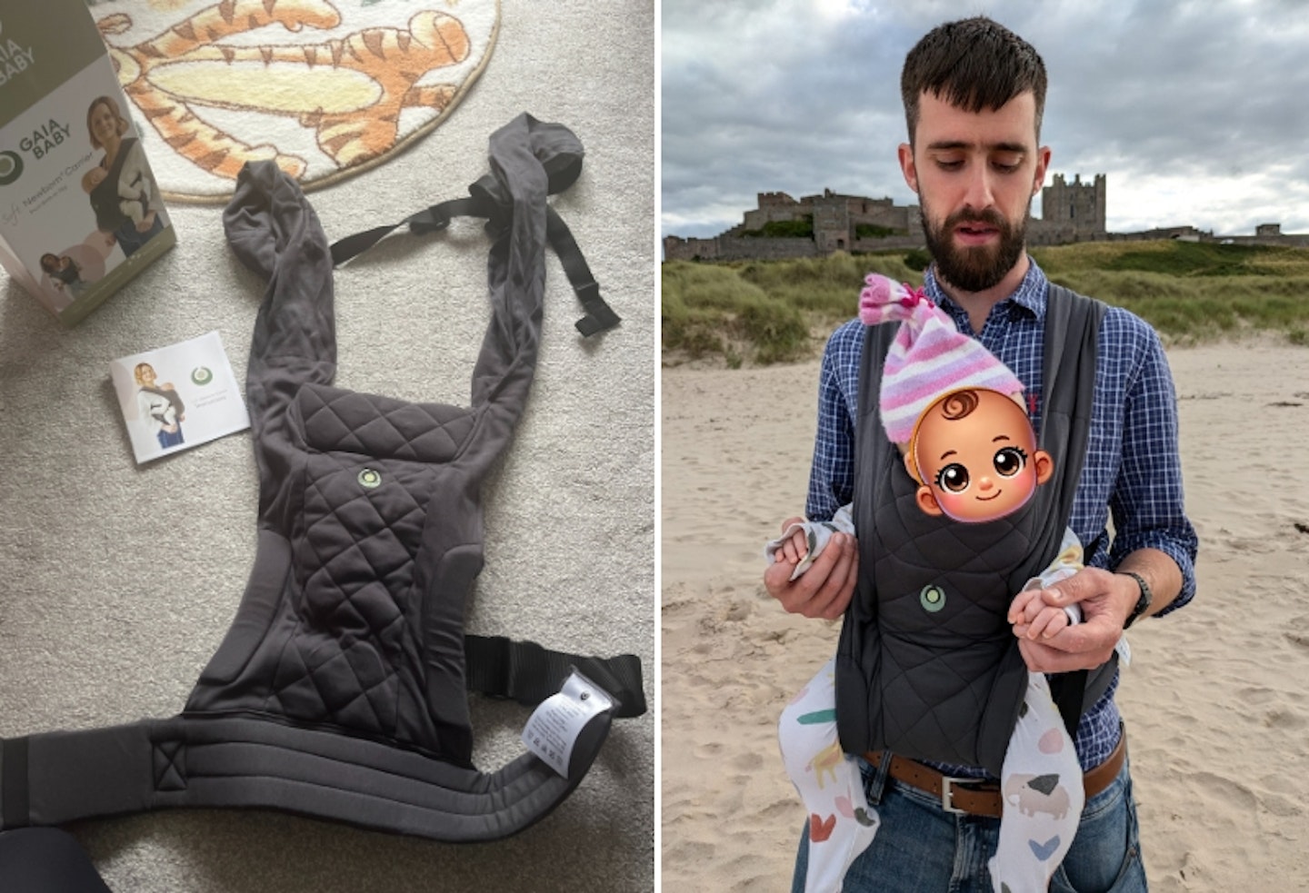 Gaia Baby Soft Newborn+ Baby Carrier