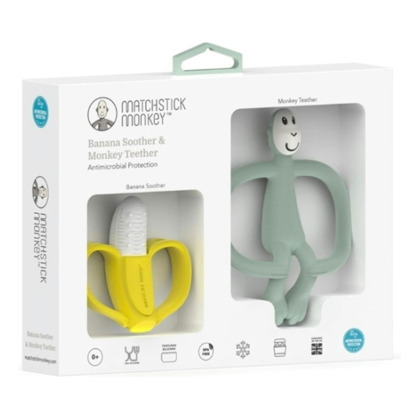 Matchstick Monkey Monkey & Banana Teether Gift Set 
