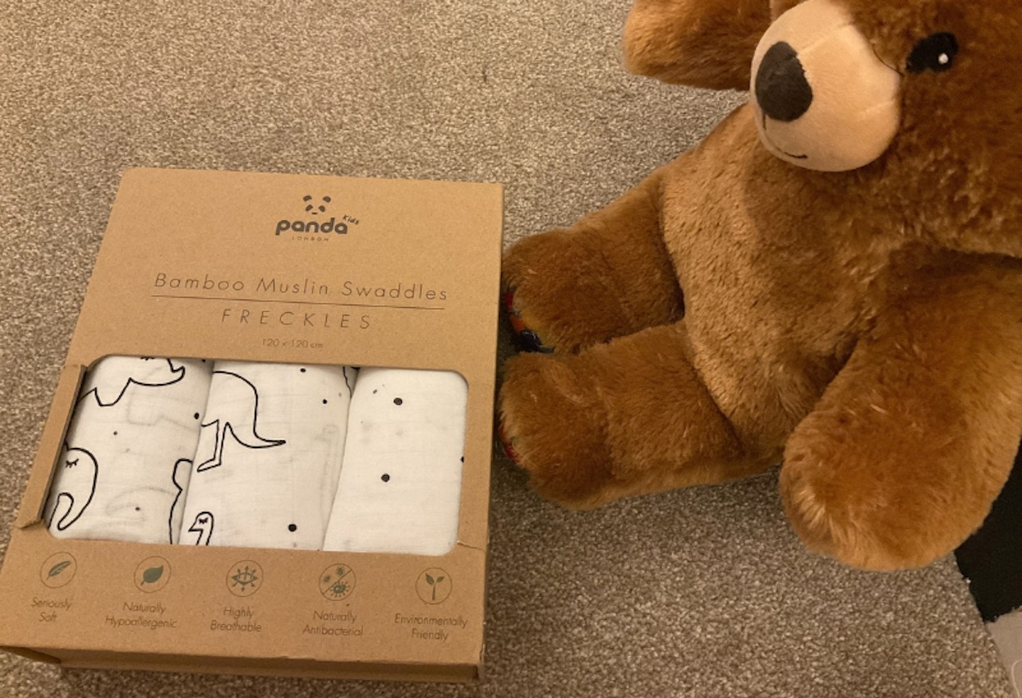 Panda Kids Bamboo Muslins