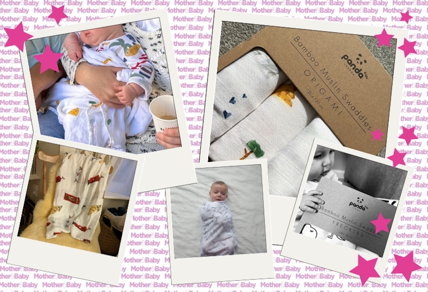 Panda Kids Bamboo Muslins