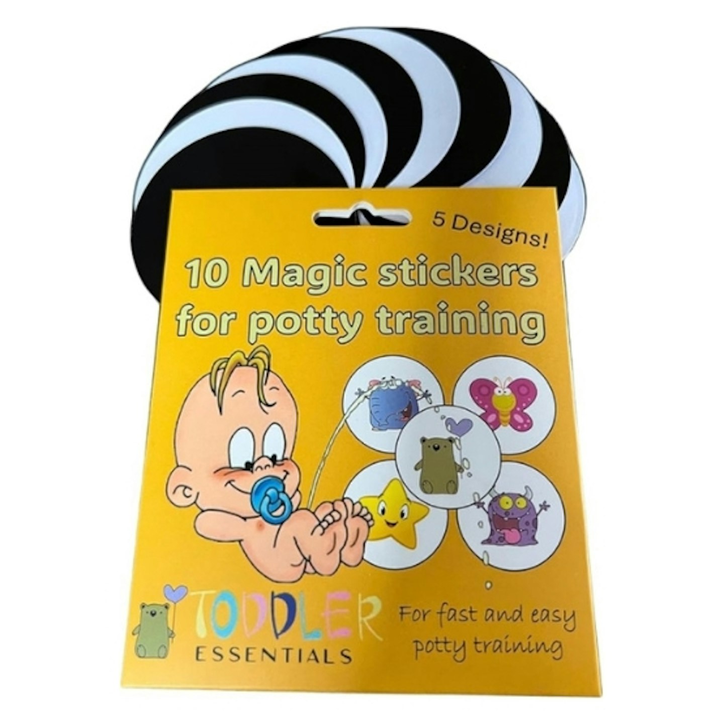 ToddlerEssentials Easy-Pour Potty and Magic Sticker Set