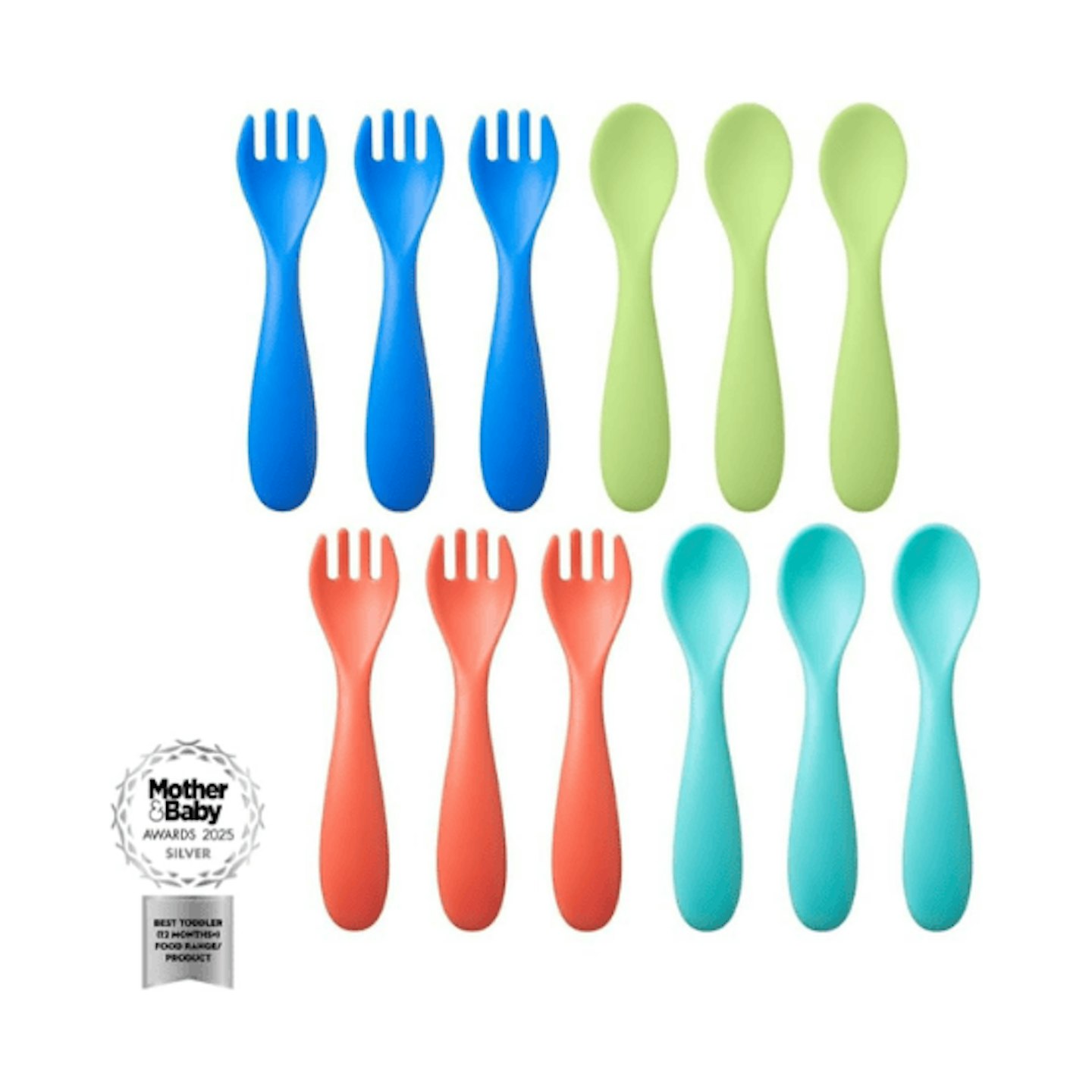Nuby Good Square Meal Toddler Cutlery