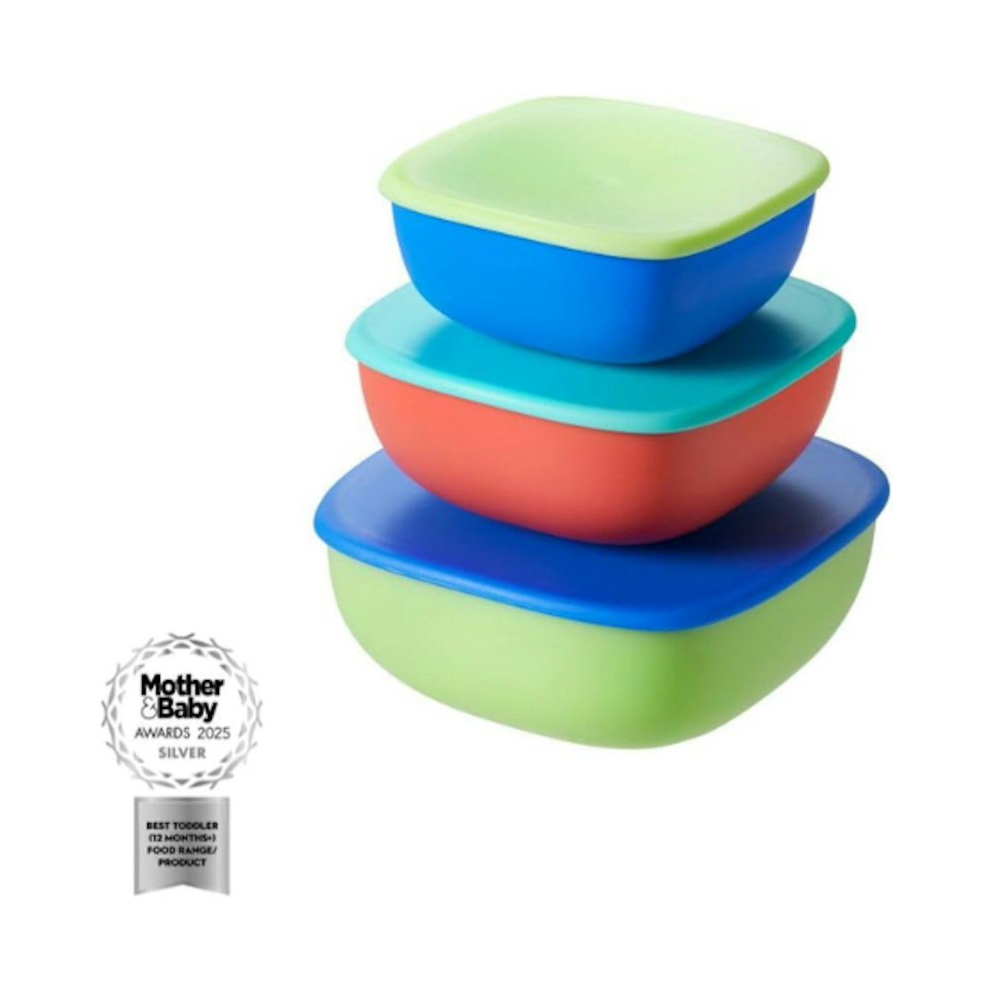 Nuby Good Square Meal Nesting Storage Pots