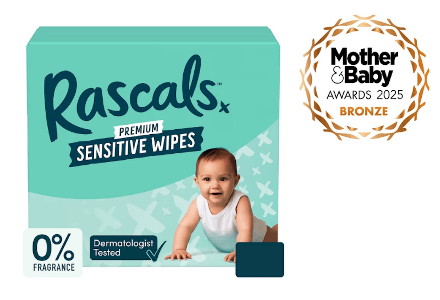 Rascals Premium Biodegradable Sensitive Wipes