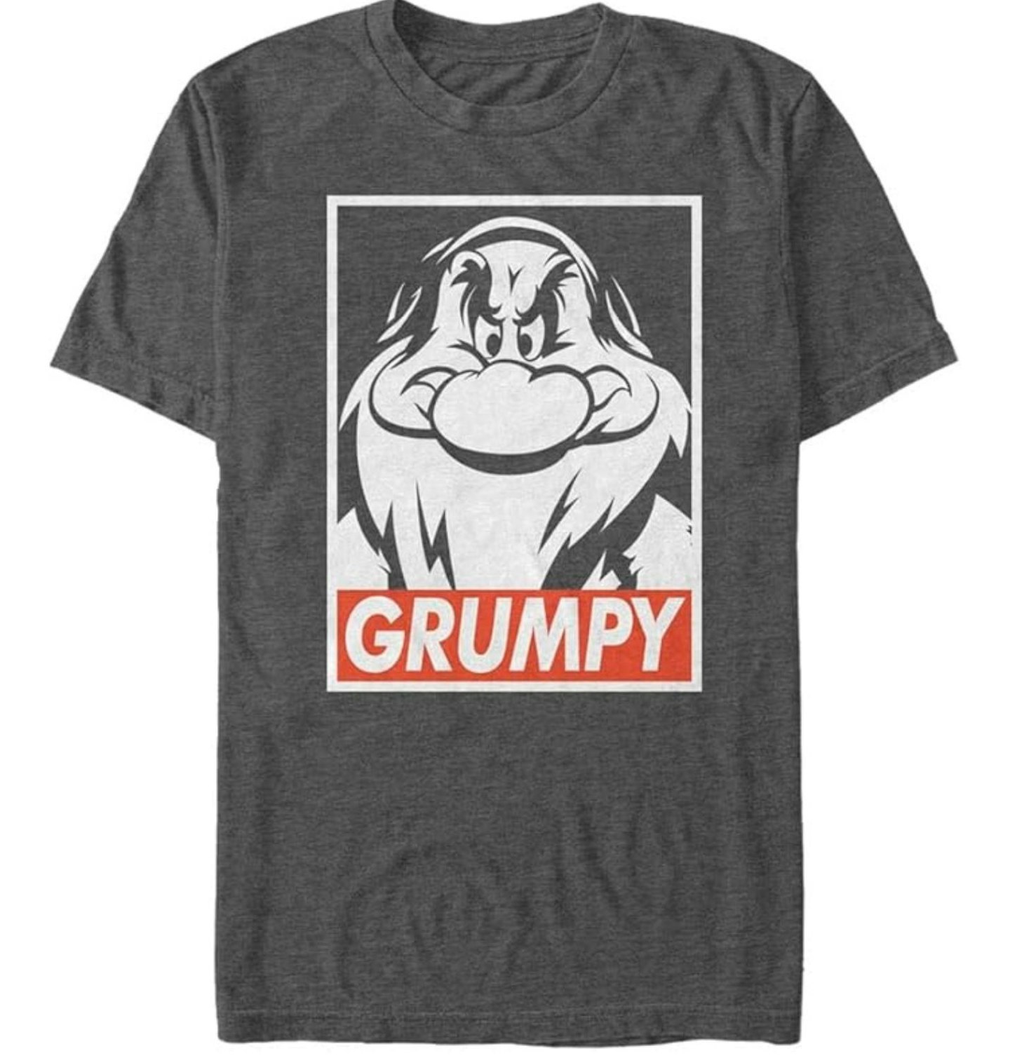 Disney Men's Snow White and Seven Dwarfs Grumpy Graphic T-Shirt