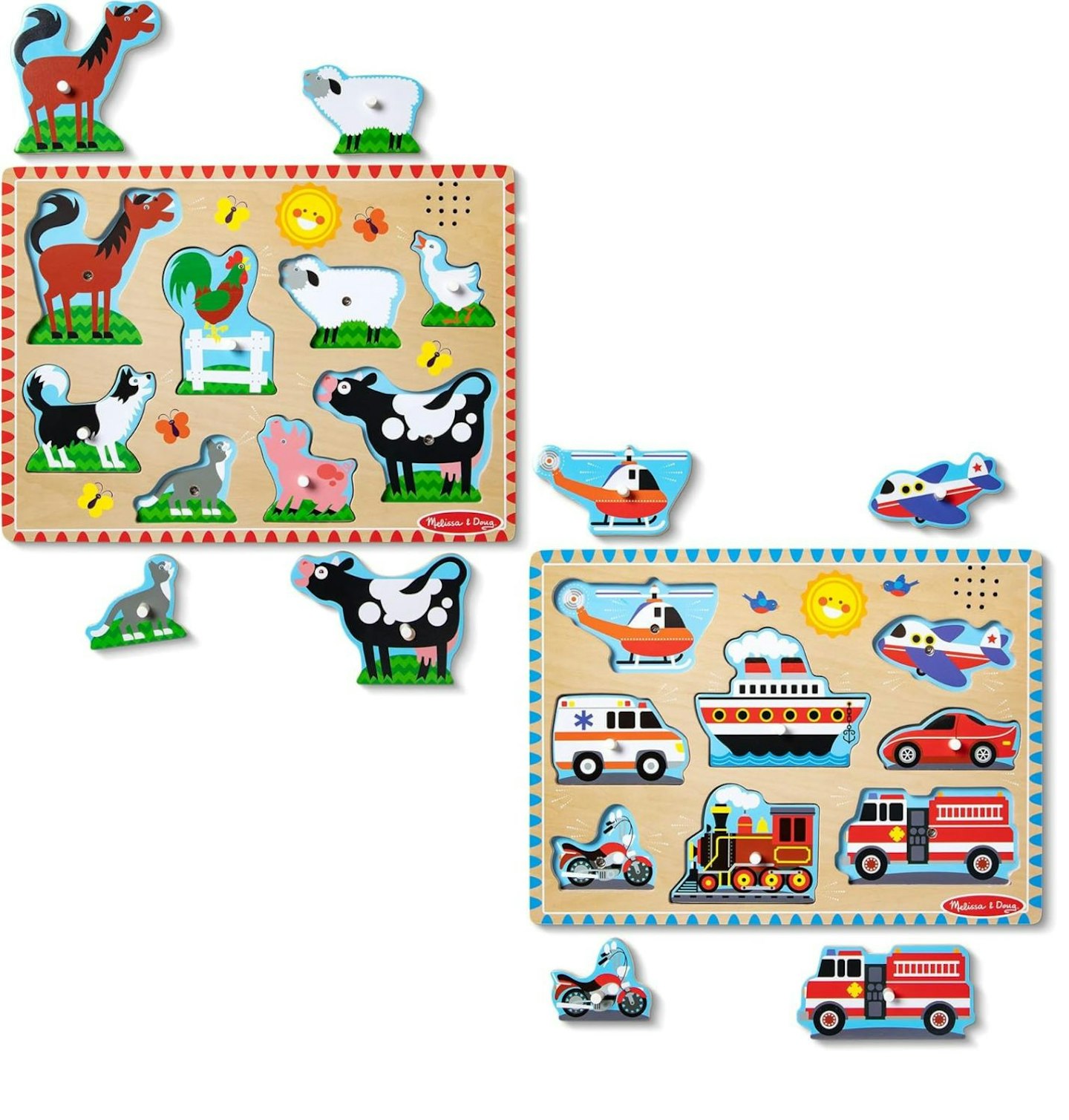 Melissa & Doug Sound Puzzle Bundle