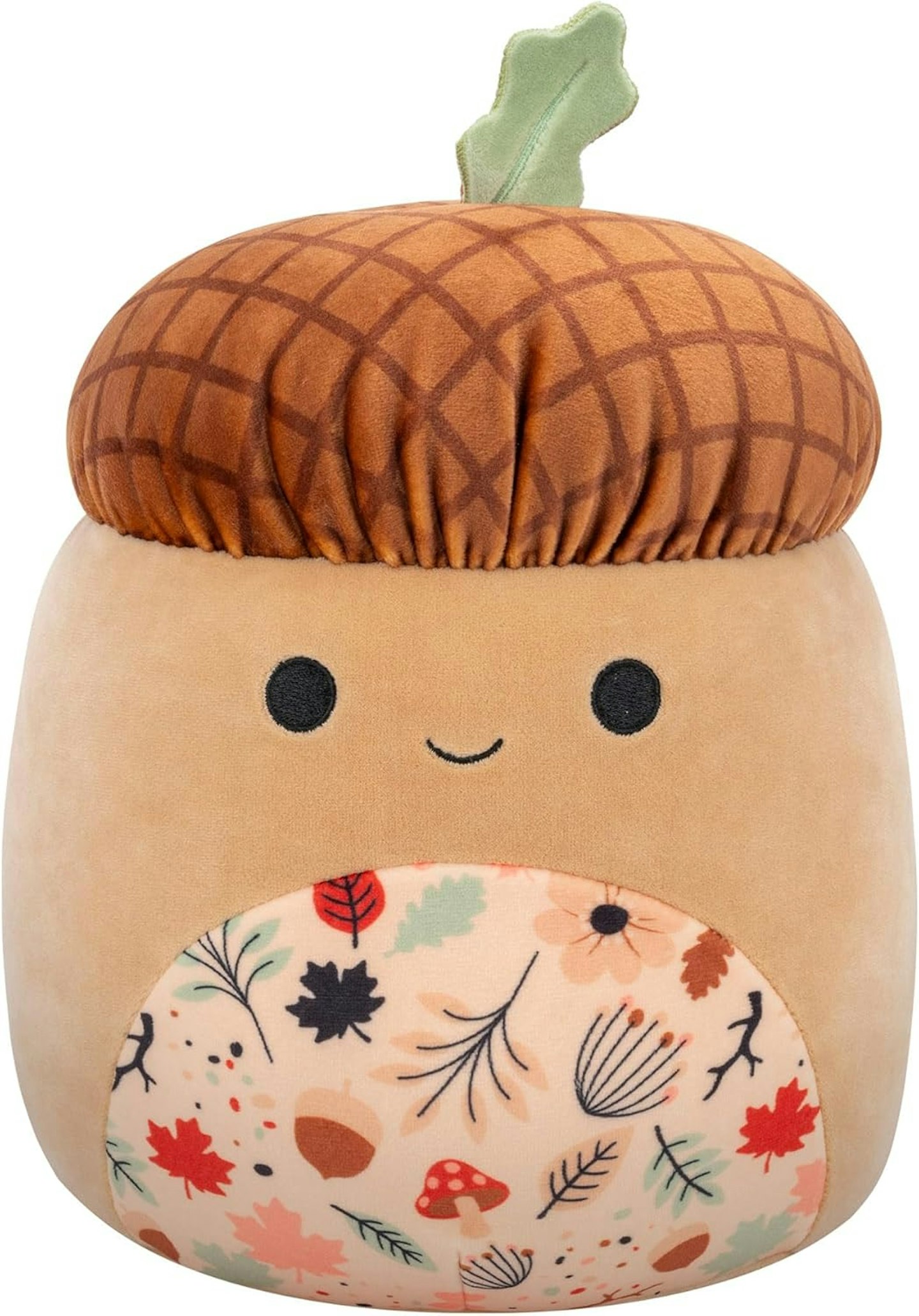 Squishmallows Original Harvest Mac the Brown Acorn with Fall Patterned Belly 8 Plush