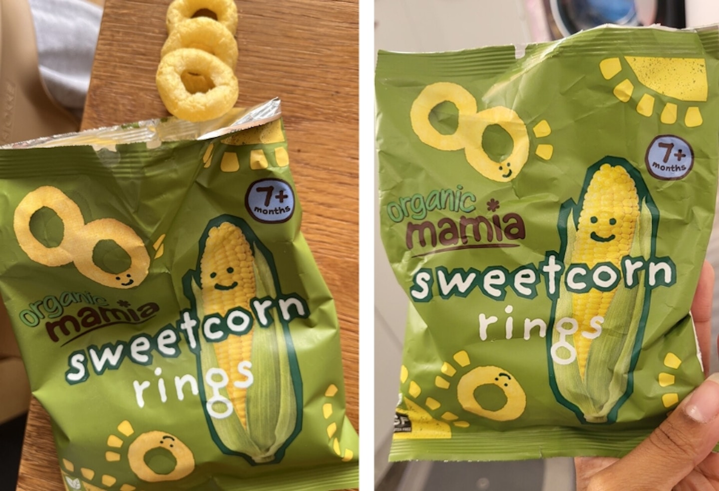 ALDI Mamia Organic Sweetcorn Rings