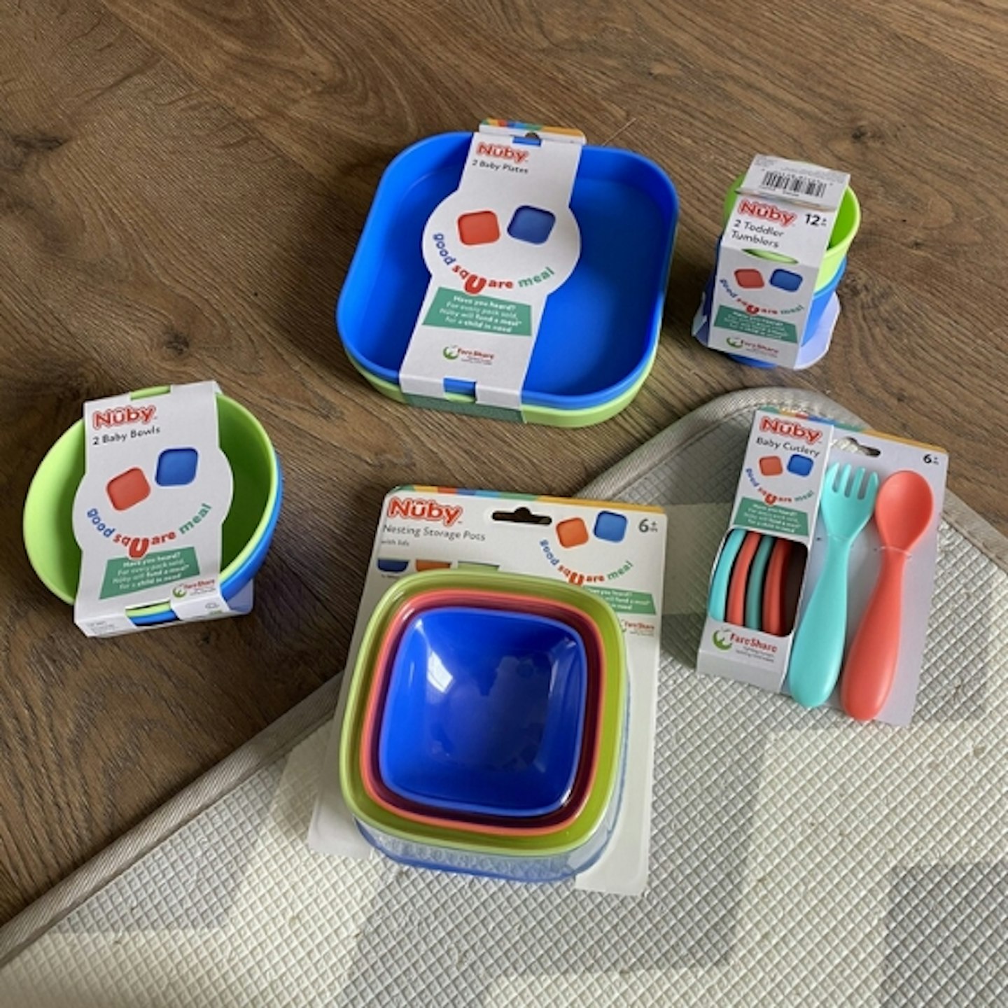 Nuby Good Square Meal Tableware