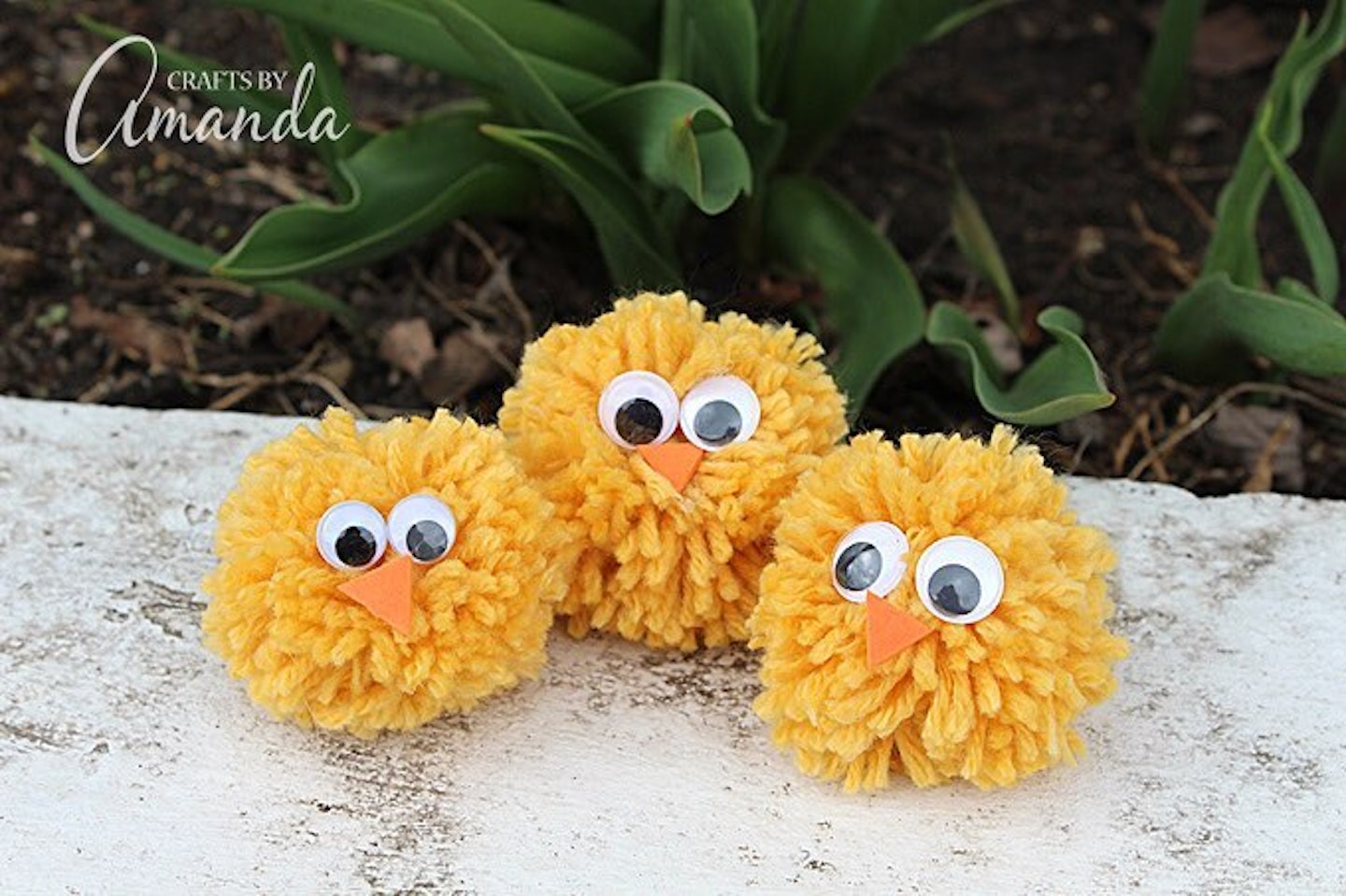Easter crafts for kids pom pom chicks