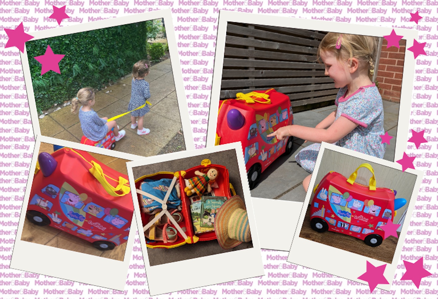 Trunki Peppa Pig Party Bus Ride-On Suitcase