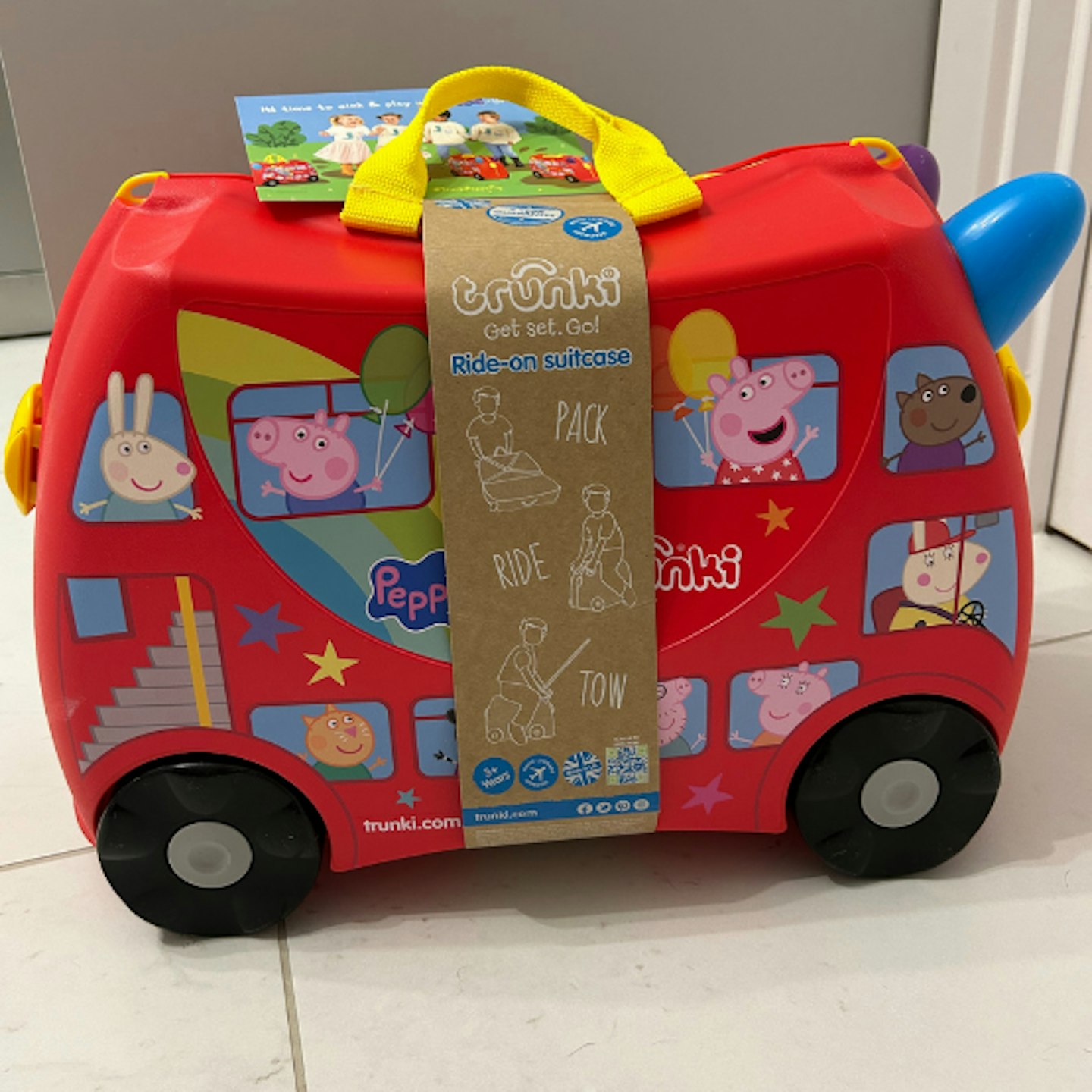 Trunki Peppa Pig Party Bus Ride-On Suitcase