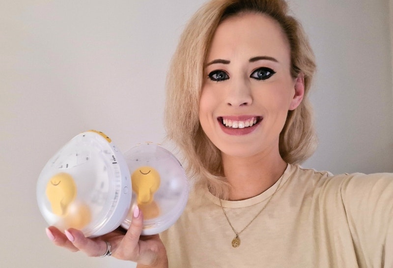 Medela Magic InBra being held up by a mum tester