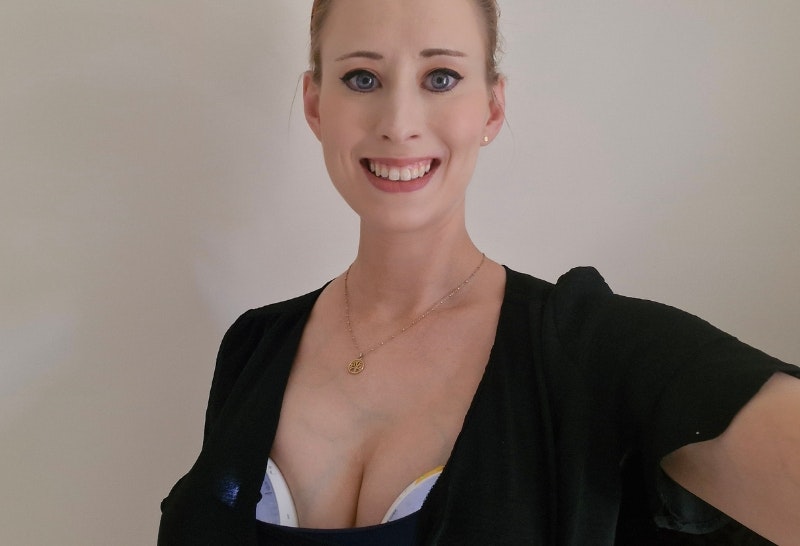 Medela Magic InBra being worn