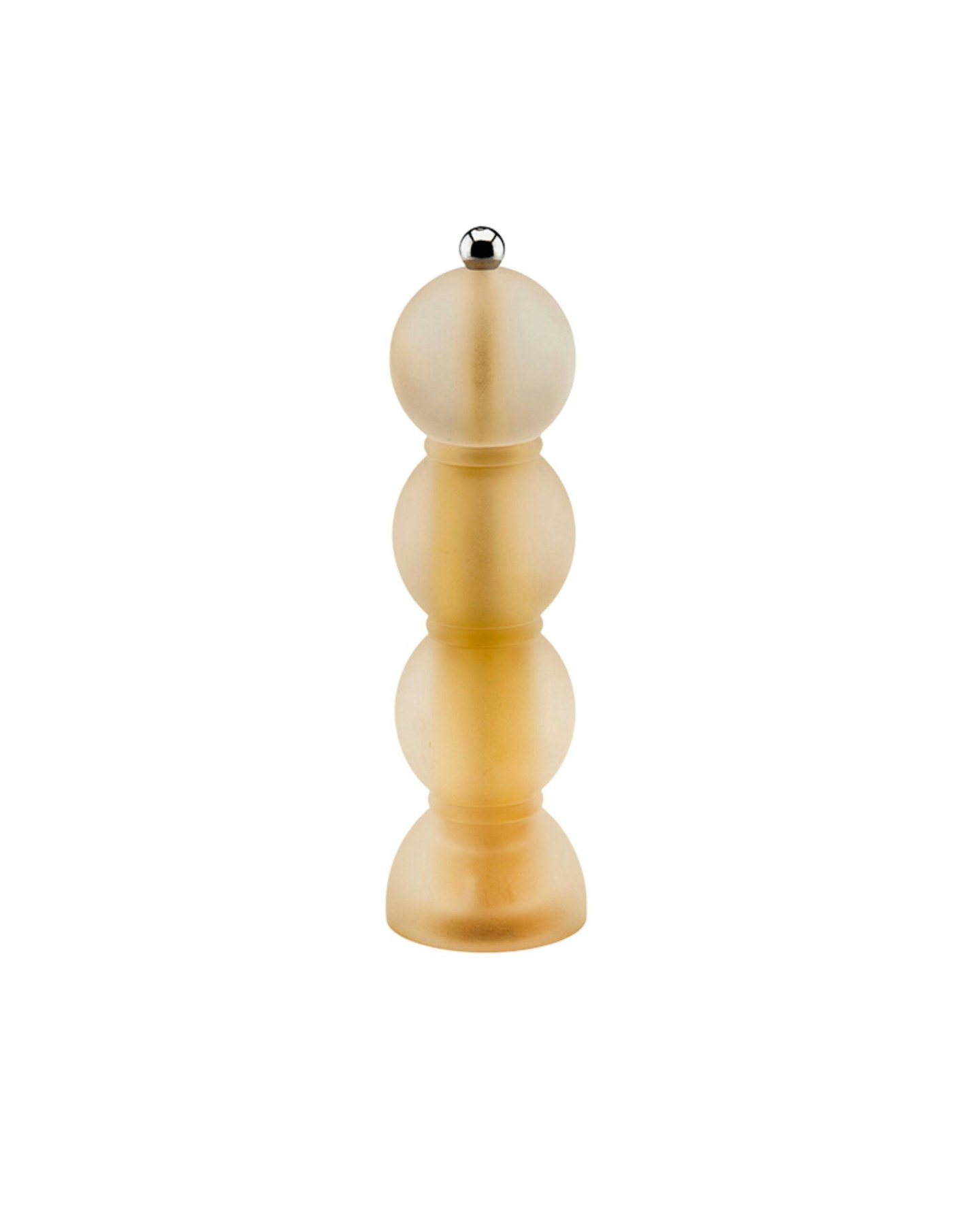 Amber Frosty Bobbin Salt or Pepper Mill