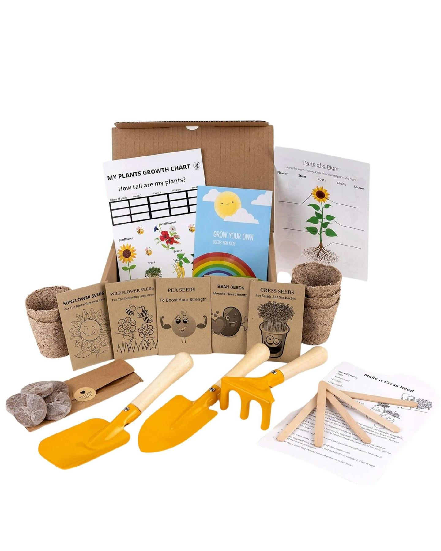Kids Gardening Set, Grow Your own kit for Children
