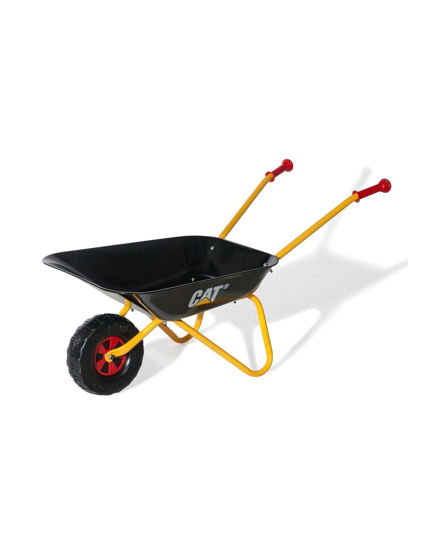Wheelbarrow Cat Metal Toy
