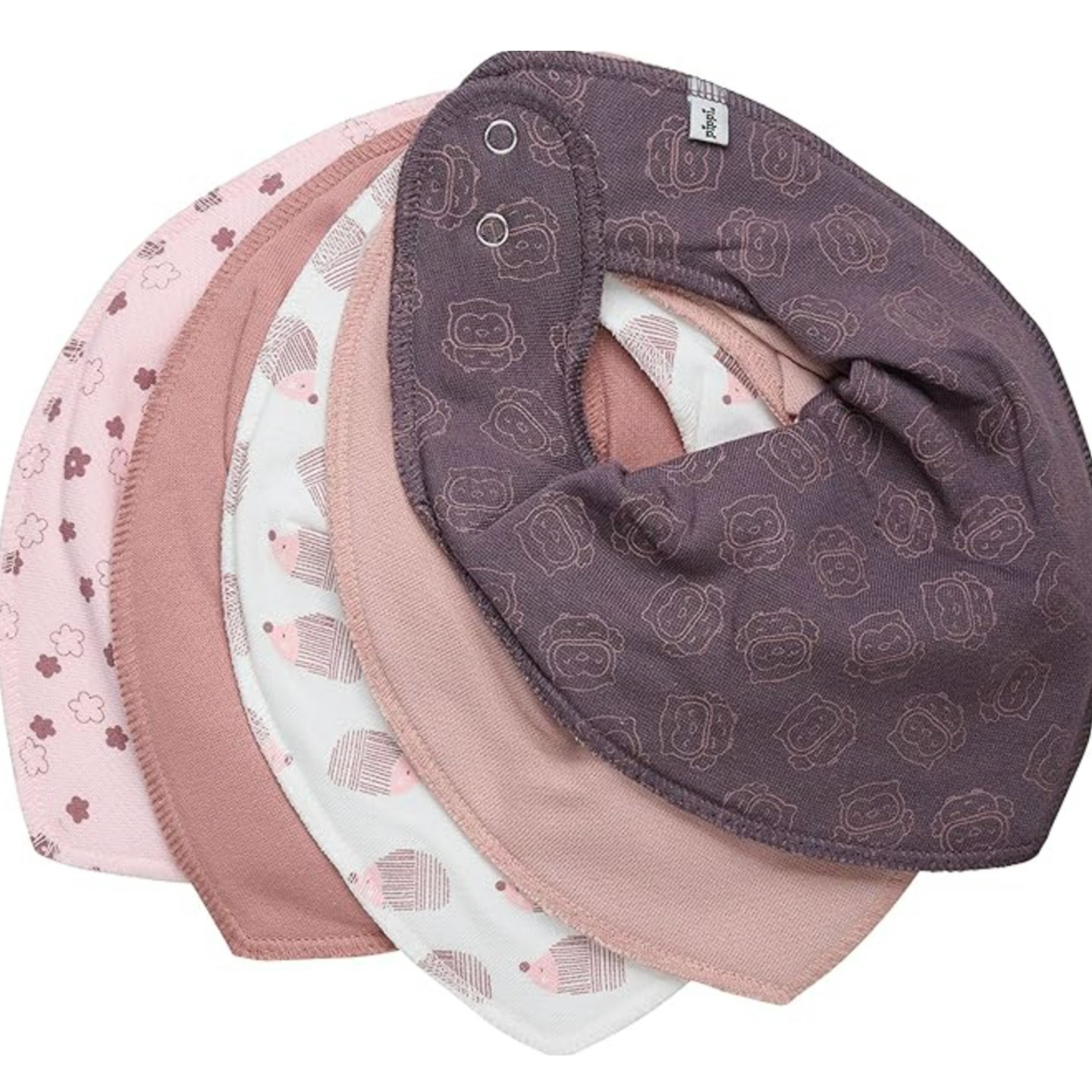 pippi Unisex Kid's Bandana Bib (pack of 5)