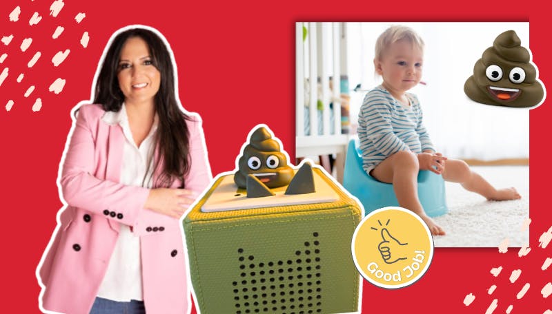 Tonies Potty Training Personaggio Giocattolo Per Toniebox, Audio In Inglese Per Imparare A Usare Il Vasino, 45 Minuti