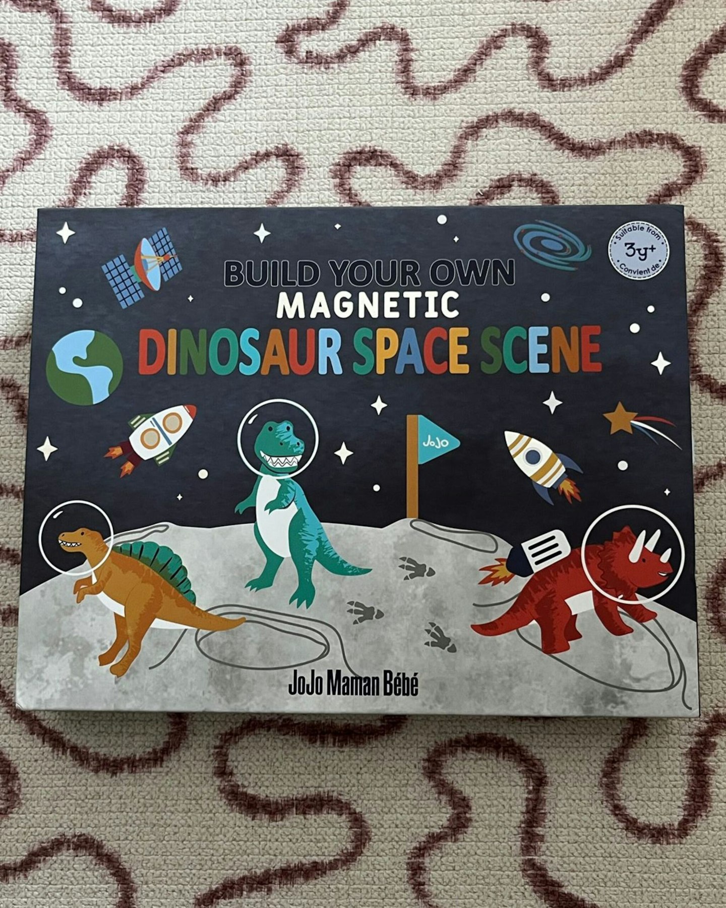 Build Your Own Magnetic Dinosaur Space Scene