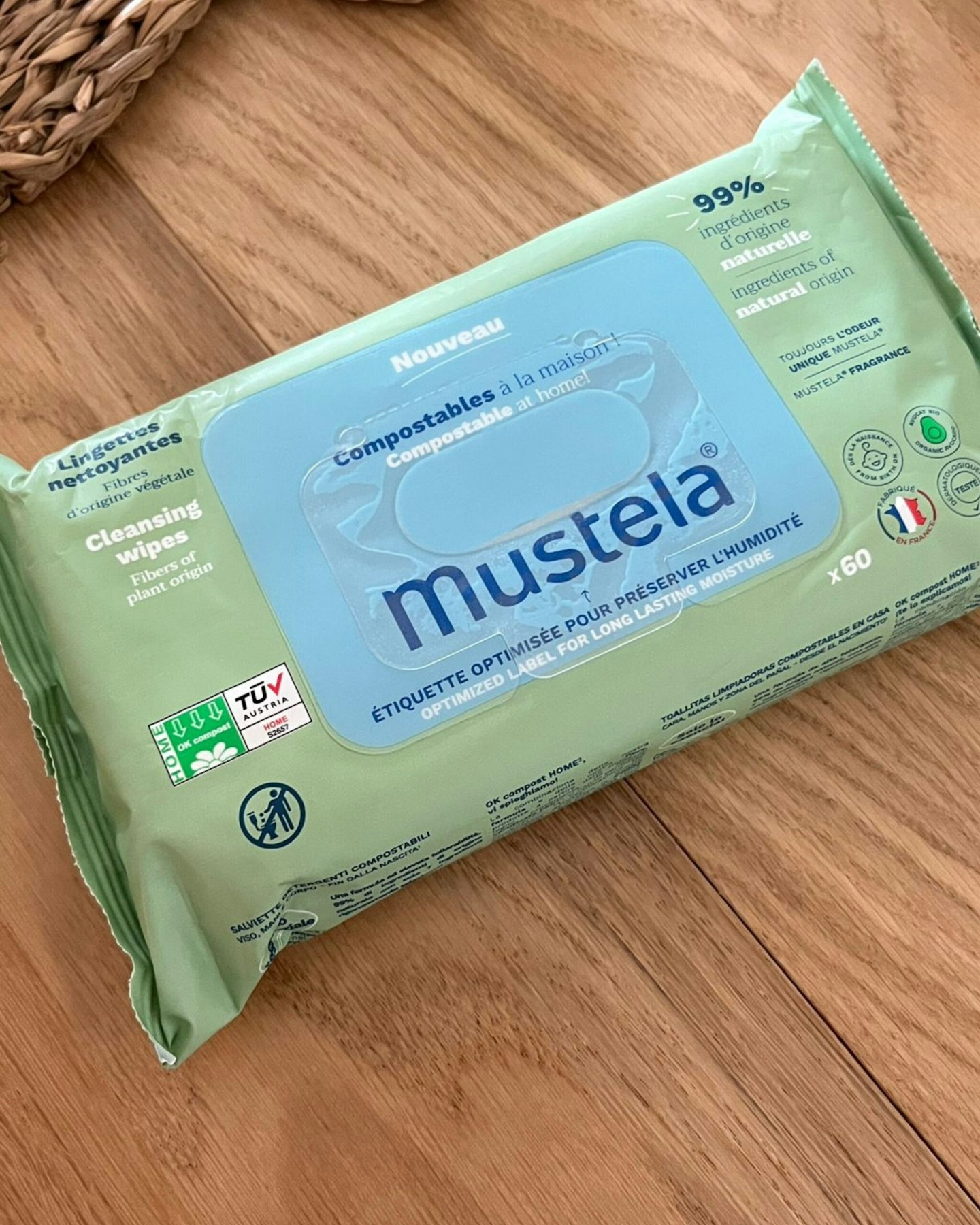 MUSTELA Cleansing Wipes for Normal Skin