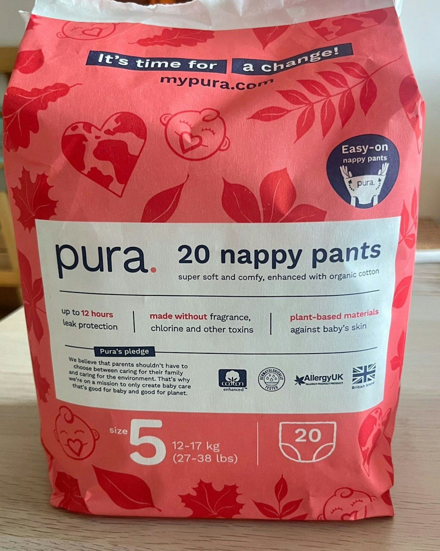 PURA 20 nappy pants