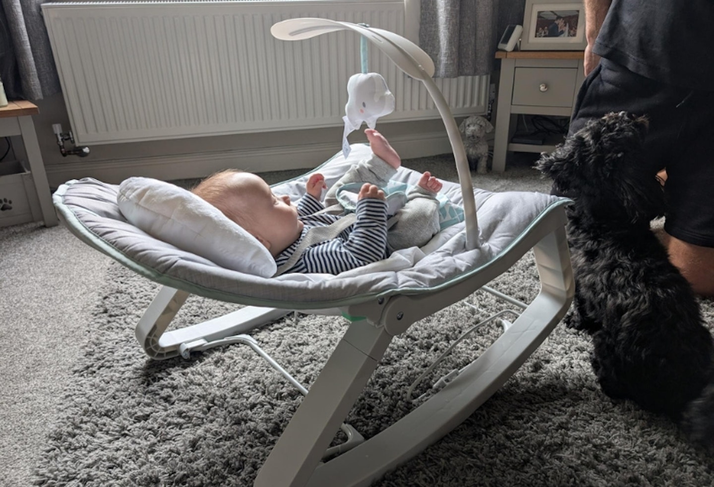 Ingenuity Keep Cozy 3-in-1 Grow with Me Bounce and Rock seat
