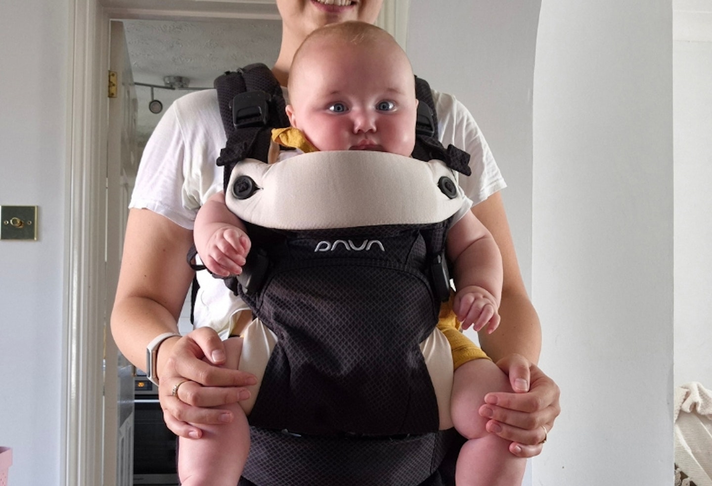 baby in the Nuna Cudl Clik