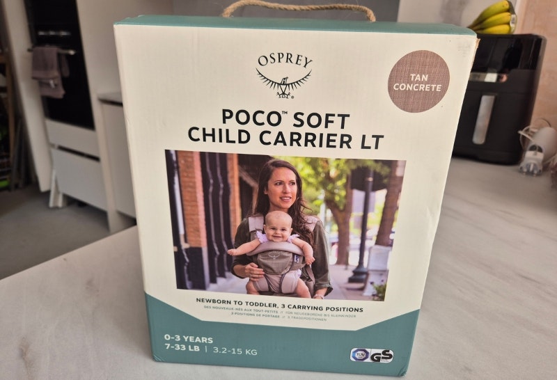 Osprey Poco Soft Child Carrier LT in the box
