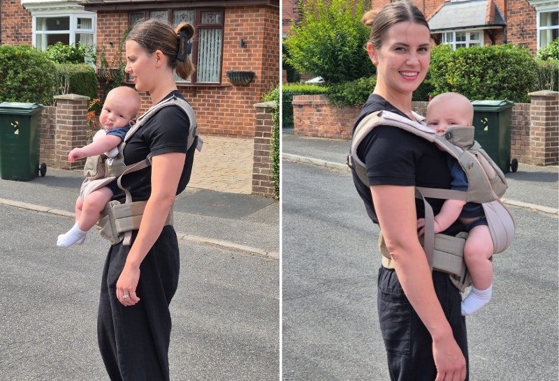 young baby in the Osprey Poco Soft Child Carrier LT