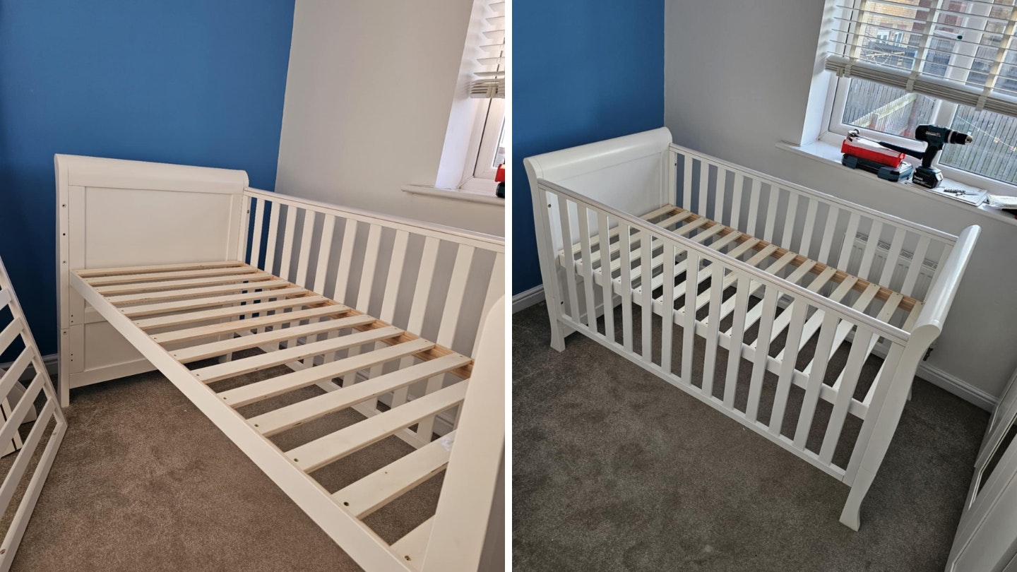 Snowdon Sleigh Cot build