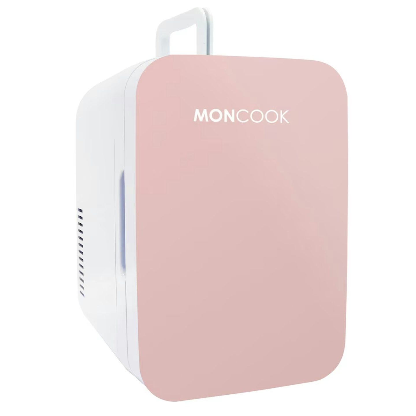 Pink mini portable fridge 
